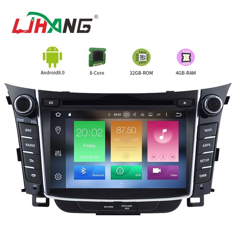 7 Inch Touch Screen I30 Hyundai Car DVD Player Android 8.0 With BT WIFI
