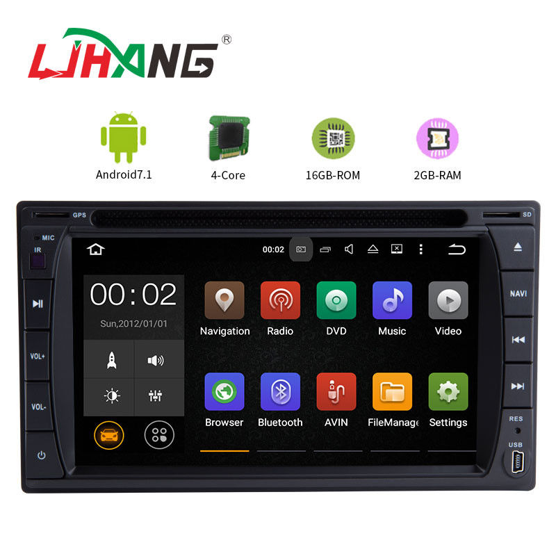 6.2 Inch Touch Screen Android 7.1 In Car Stereo Dvd Player With SD Card Port