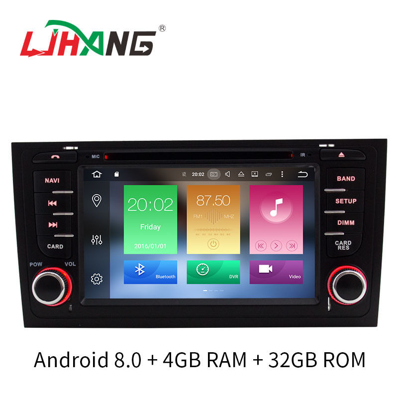 Android 8.0 Car Audi Car DVD Player Canbus Gps Rear Camera Stereo For A6